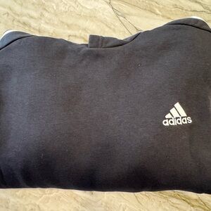 Adidas Men’s Black 3-Stripe Hoodie